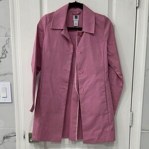 Gap Women's Pink Trench Coat